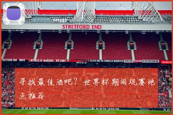 寻找最佳酒吧？世界杯期间观赛地点推荐